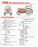 [thumbnail of 1938 Minneapolis-Moline UDLX Aero Tractor Specification Chart.jpg]